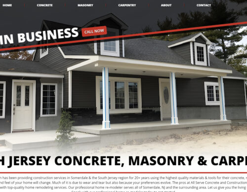 All Serve Concrete & Construction's New Website Launch