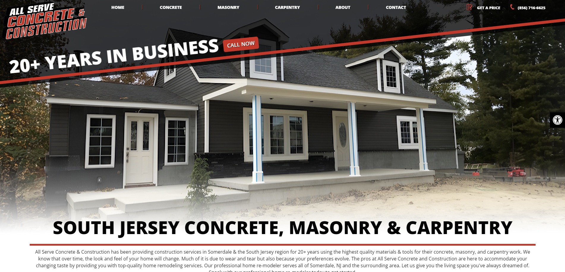 All Serve Concrete & Construction's New Website Launch